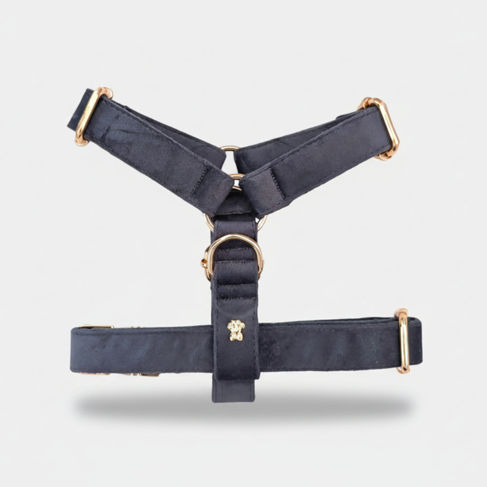 LUXE VELVET Harness - Slate Grey