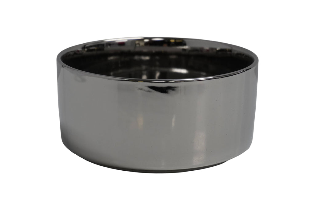 Luigi Luxe Silver Dog Bowl