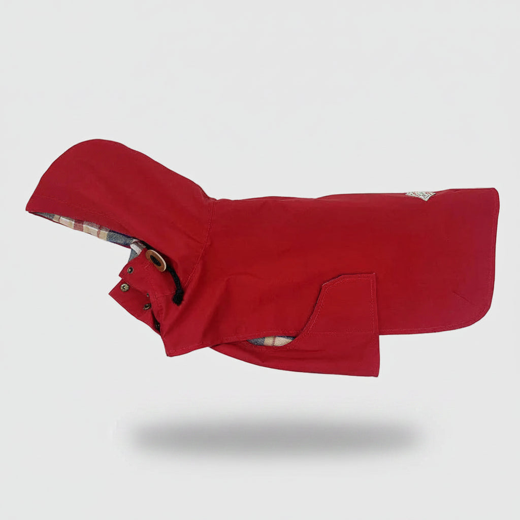 RAIN PONCHO - Apple Red