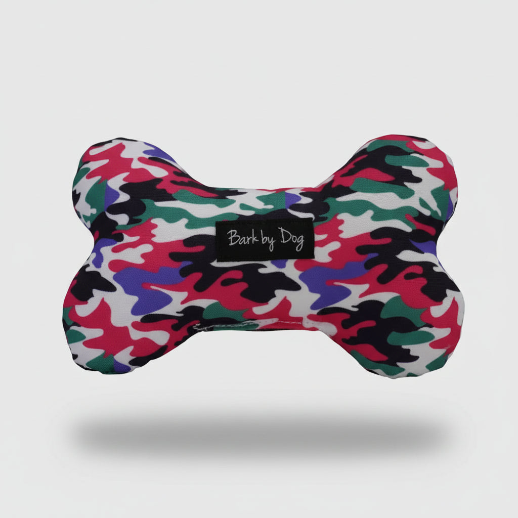 CAMO PINK BONE Dog Toy