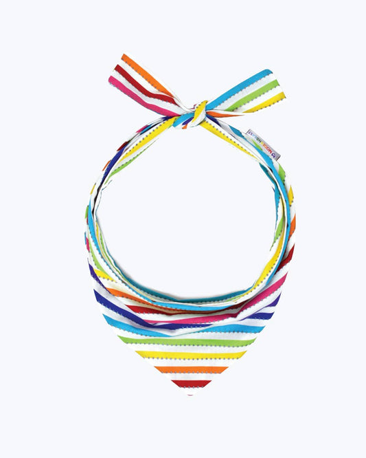 PRIDE BANDANAS (Options Available): STRIPES / MEDIUM