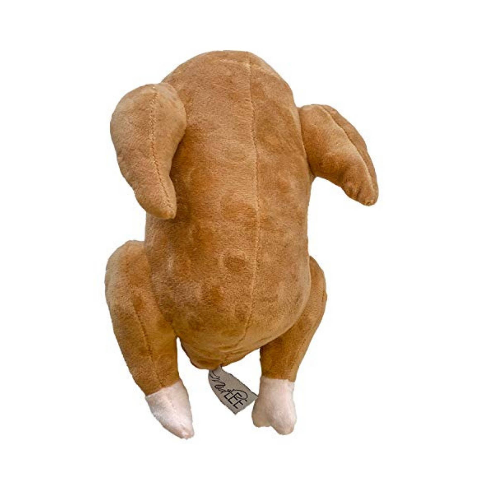Midlee Roasted Thanksgiving Turkey Plush Dog Toy: Small