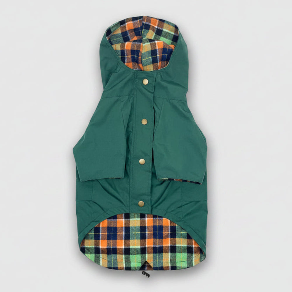 RAIN JACKET - Forest Green