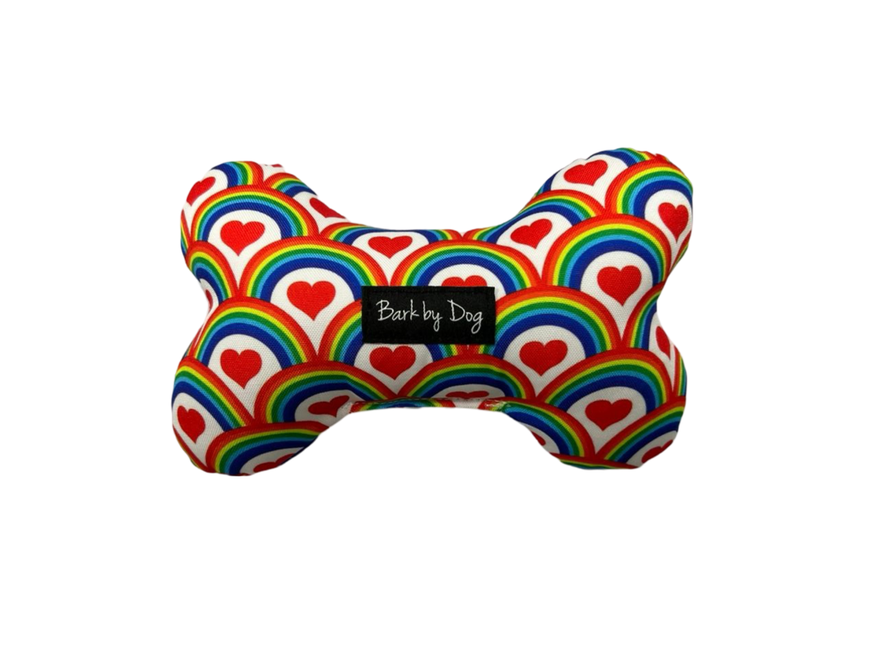 Hearts Wave Bone Dog Toy