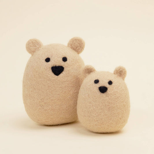 WOOL POLAR BEAR: Small