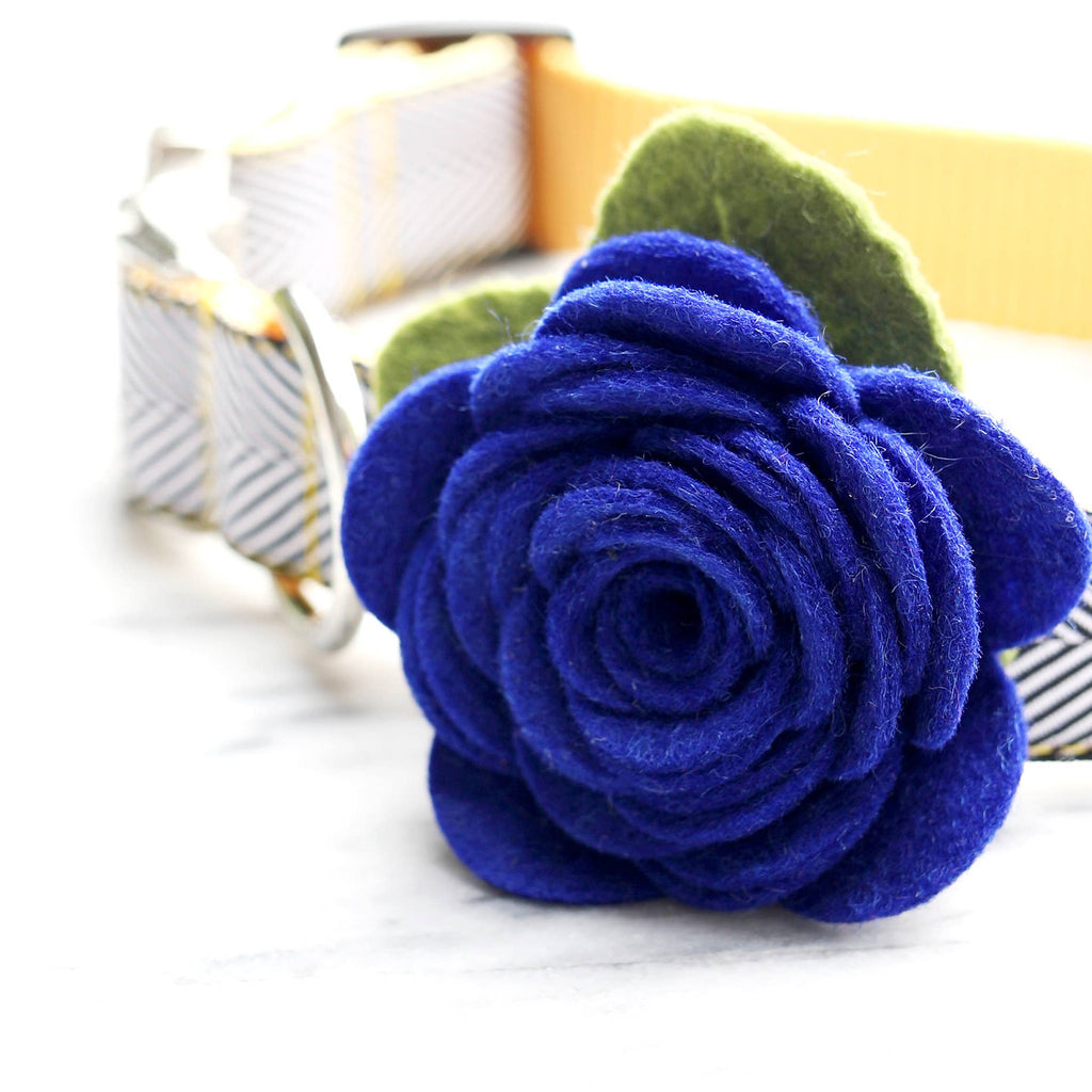Dog Collar Rose Flower
