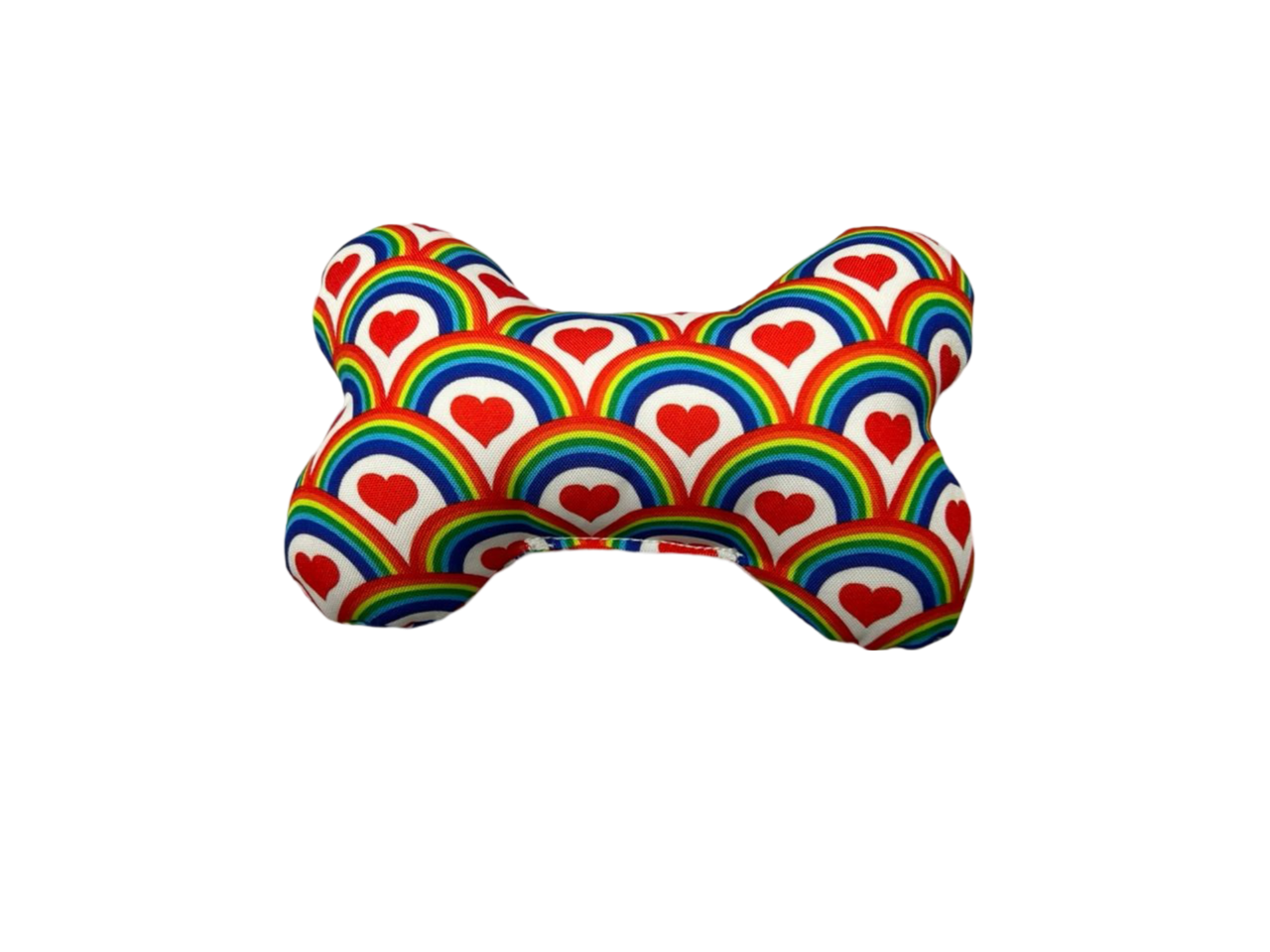 Hearts Wave Bone Dog Toy