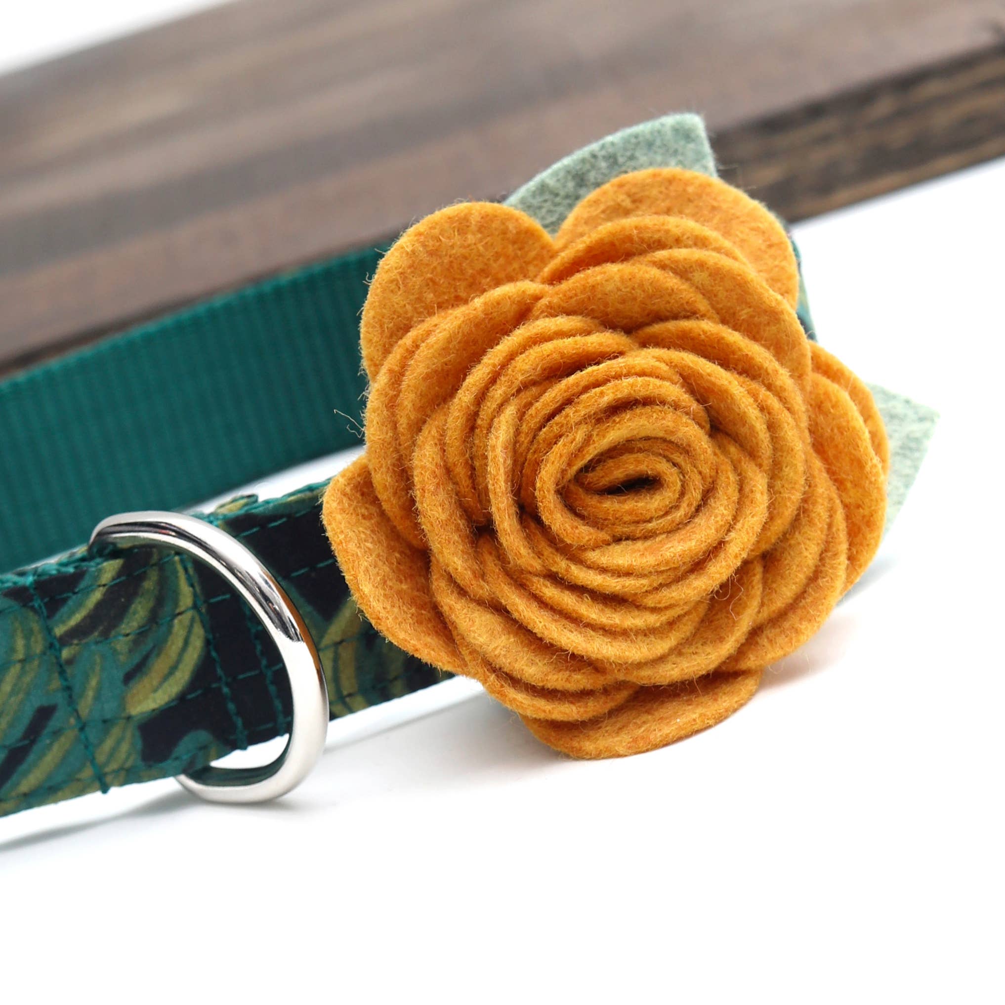 Dog Collar Rose Flower