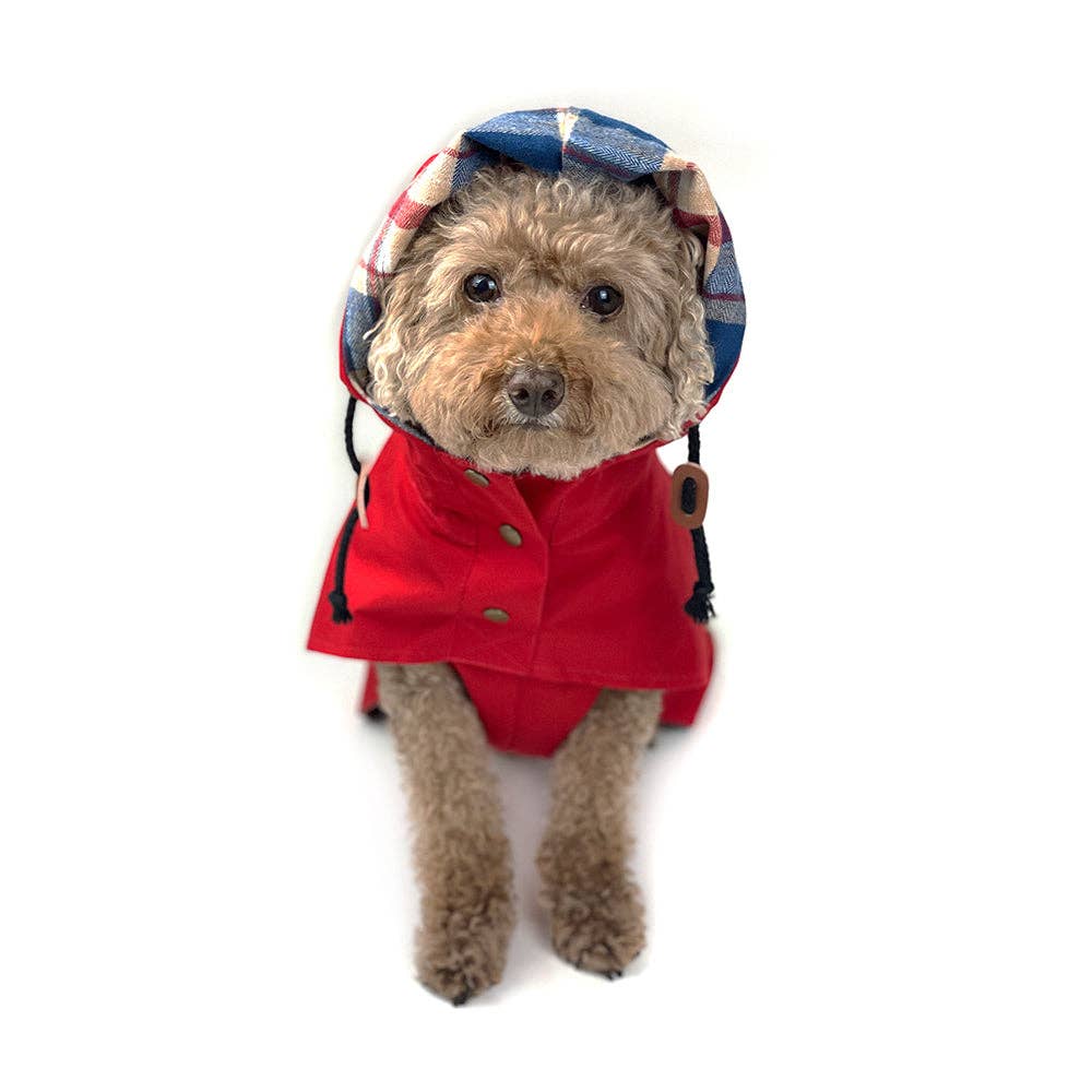 RAIN PONCHO - Apple Red