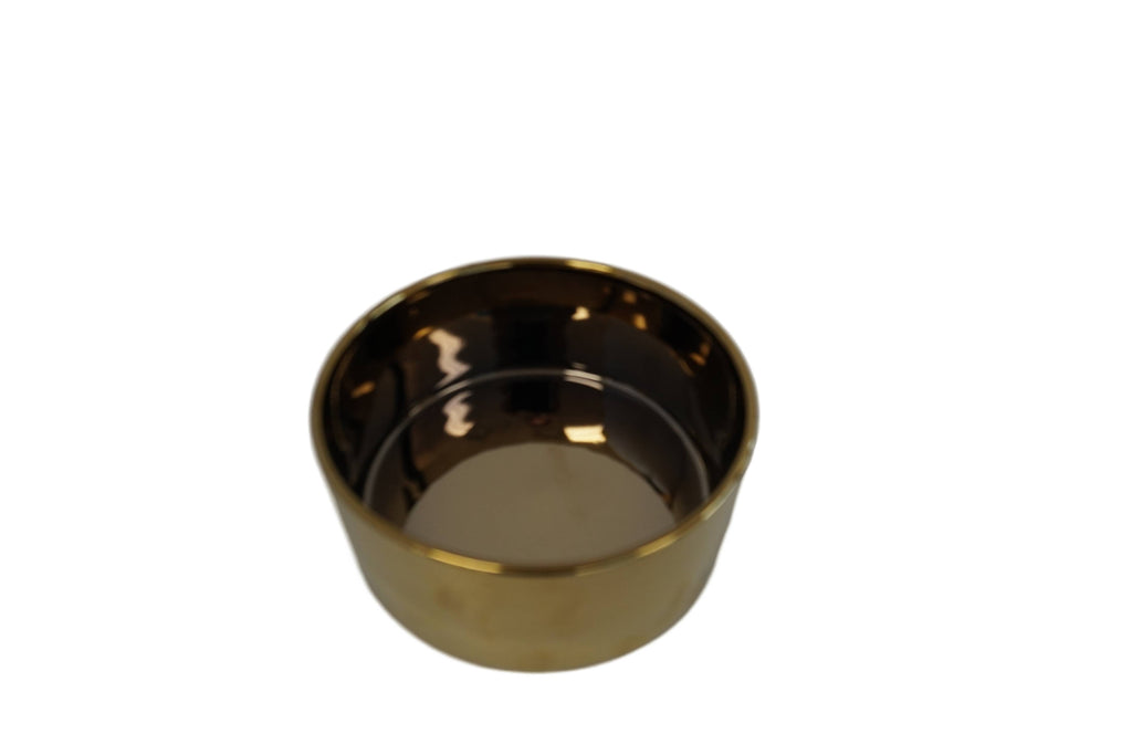 Luigi Luxe Gold Dog Bowl