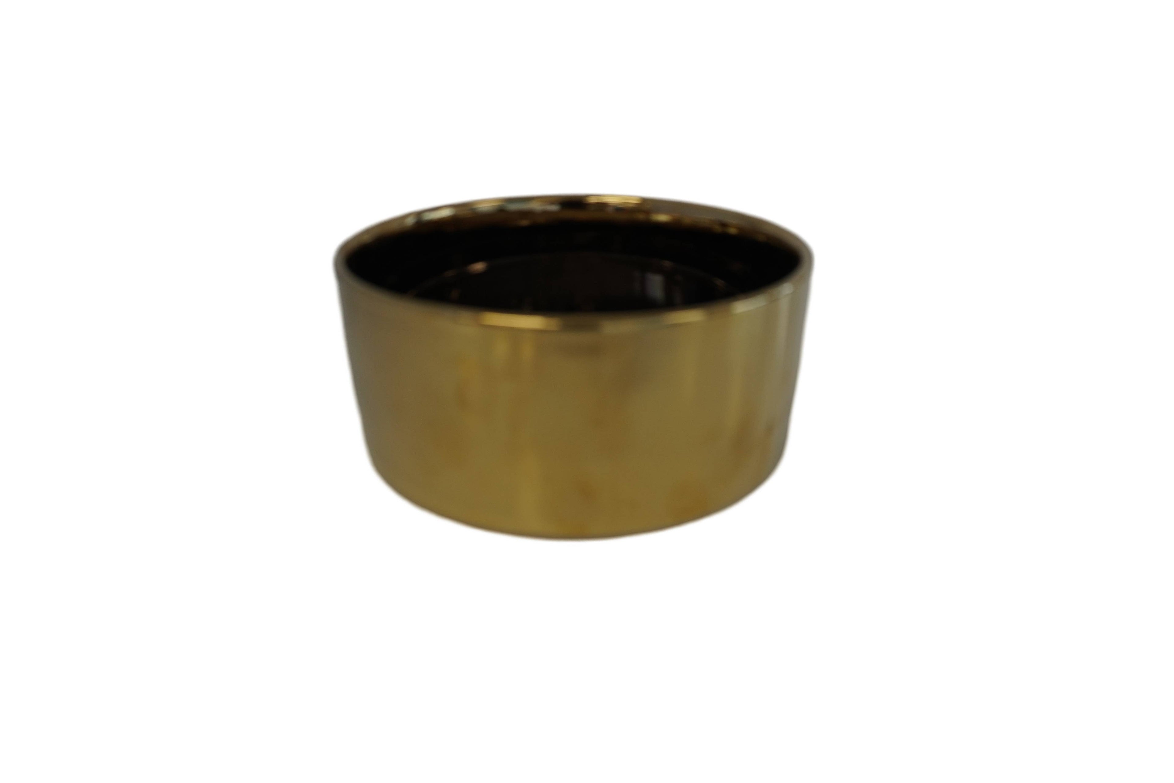 Luigi Luxe Gold Dog Bowl