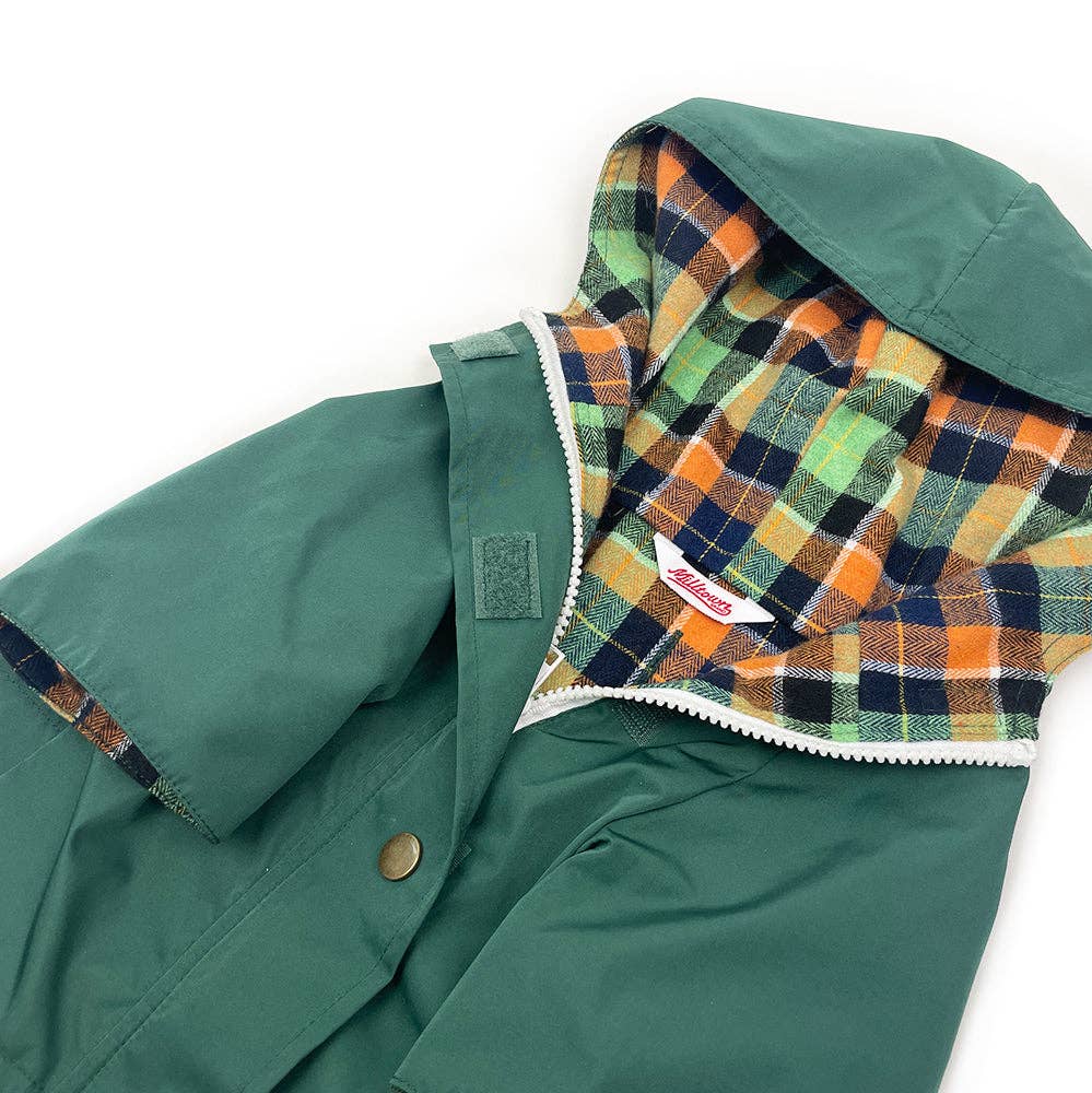 RAIN JACKET - Forest Green