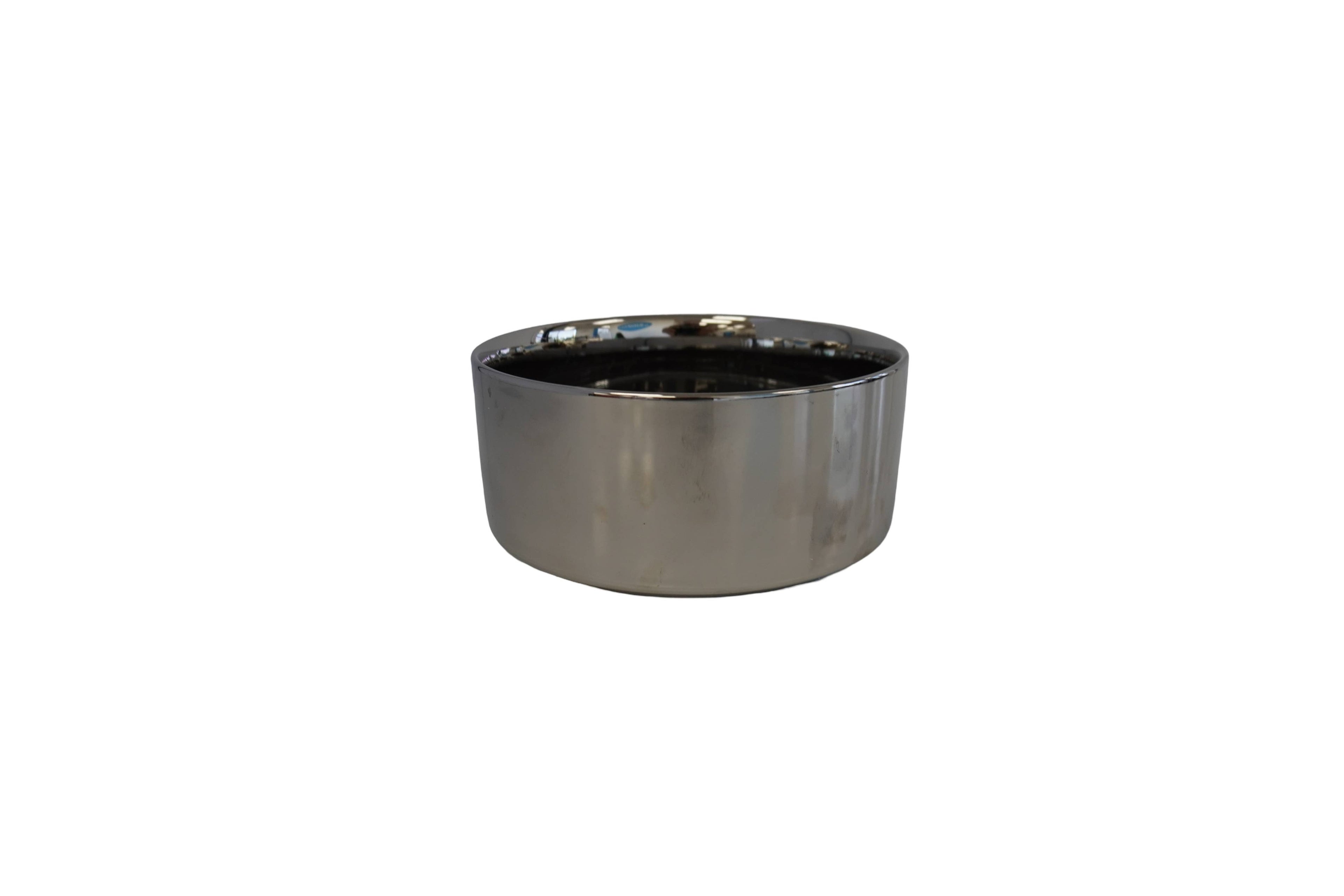 Luigi Luxe Silver Dog Bowl