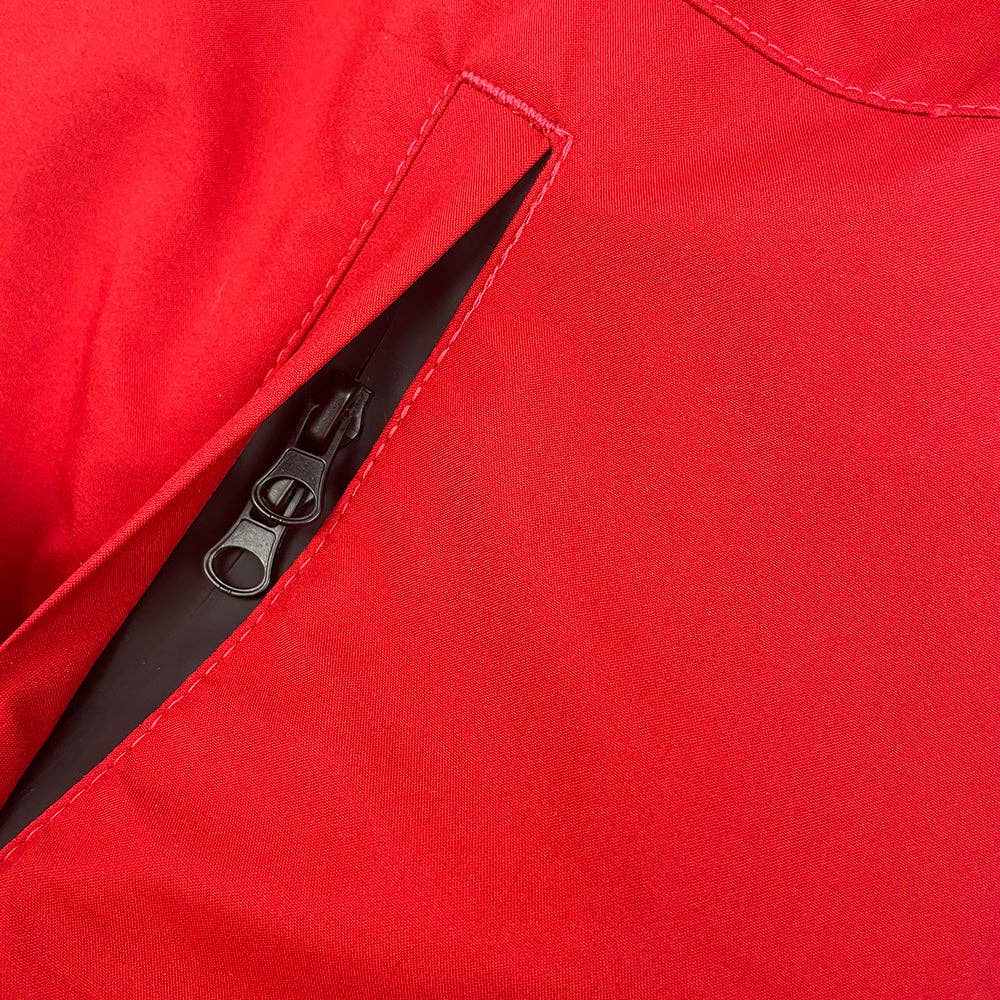 RAIN PONCHO - Apple Red