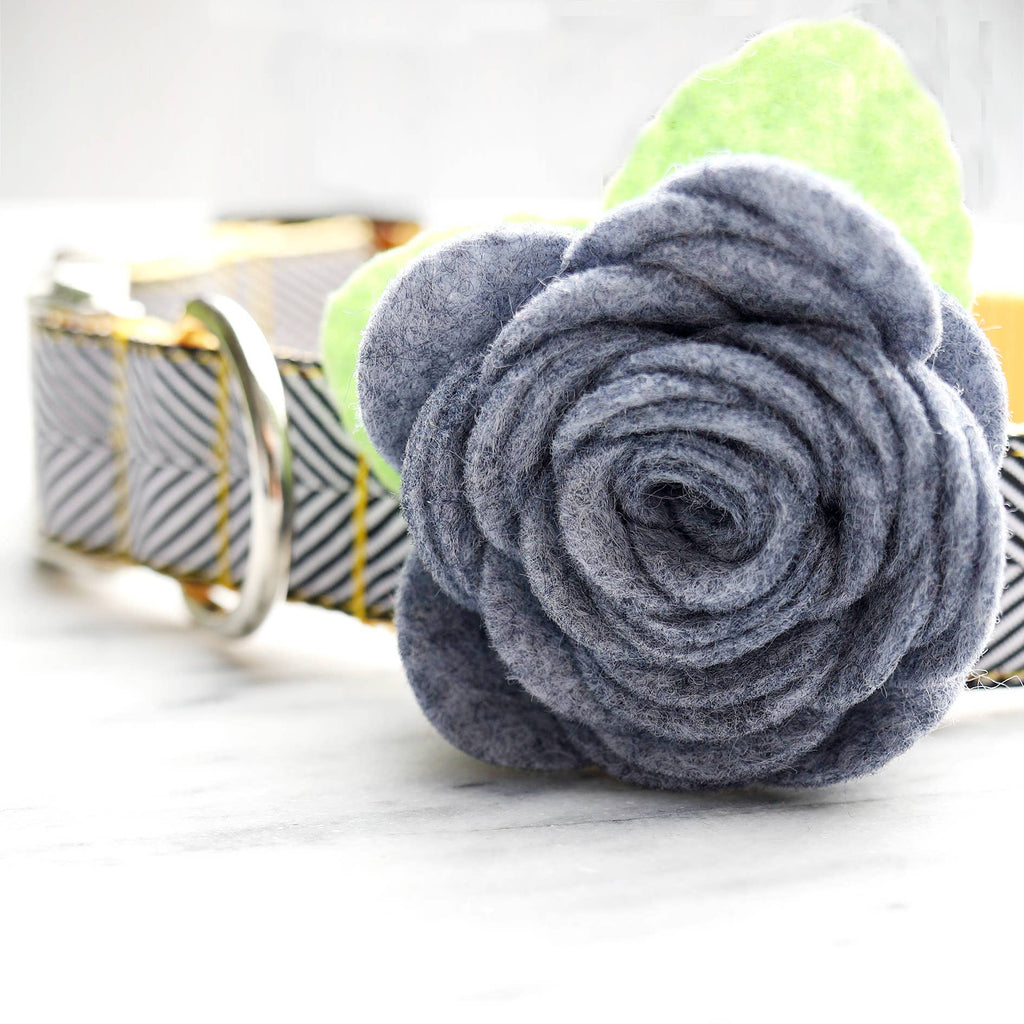 Dog Collar Rose Flower