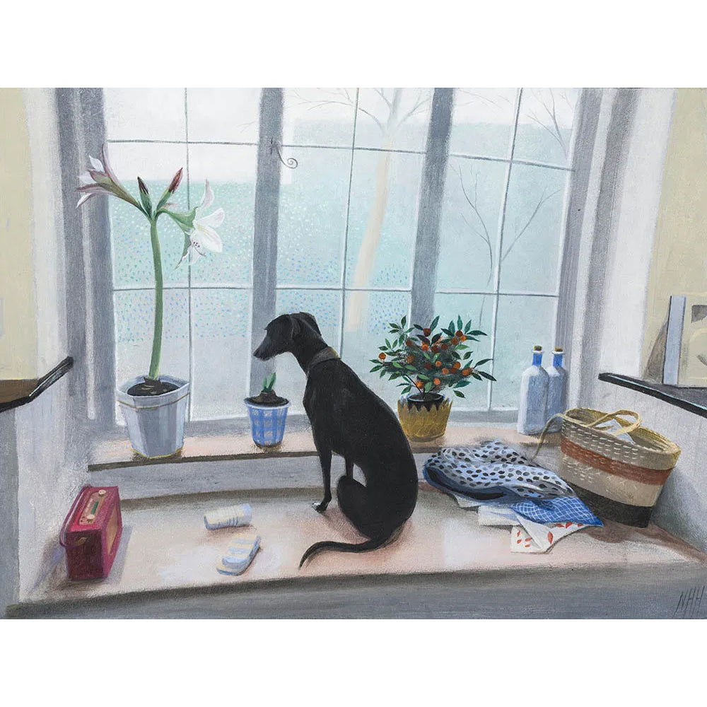 At The Kitchen Window - Greeting Card