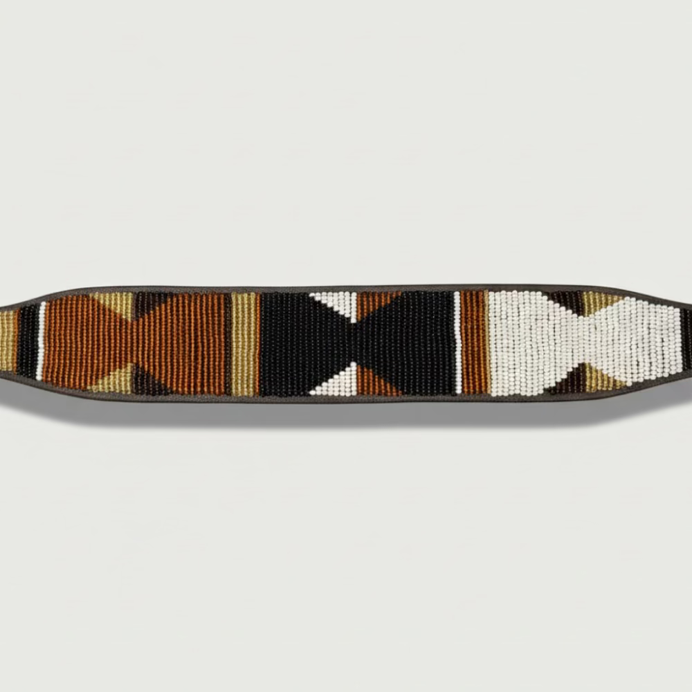 LOVEDOG Silver Star Collar, wide (Size M)