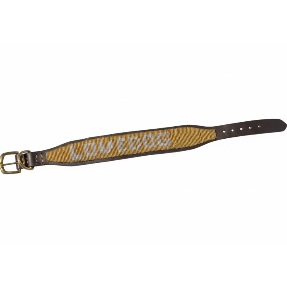 LOVEDOG Gold & Silver Collar - Wide