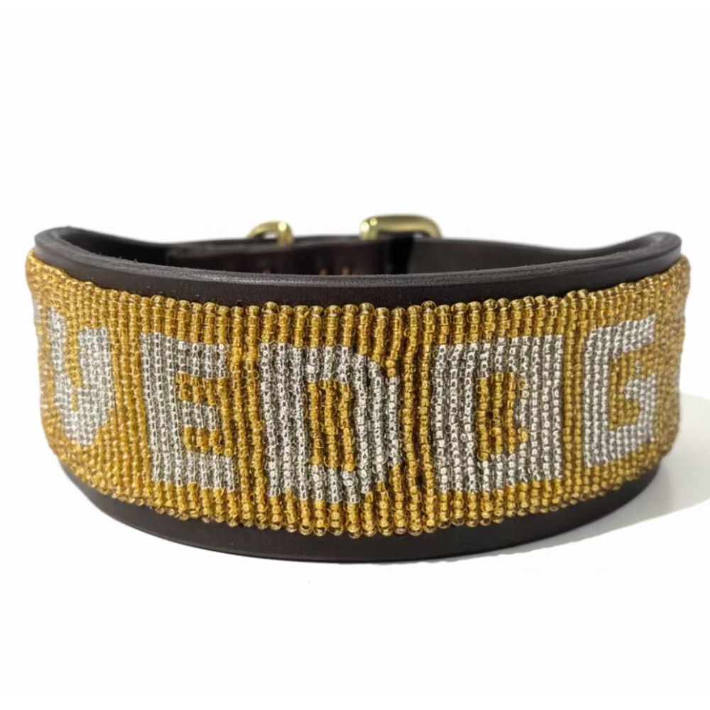 LOVEDOG Gold & Silver Collar - Wide