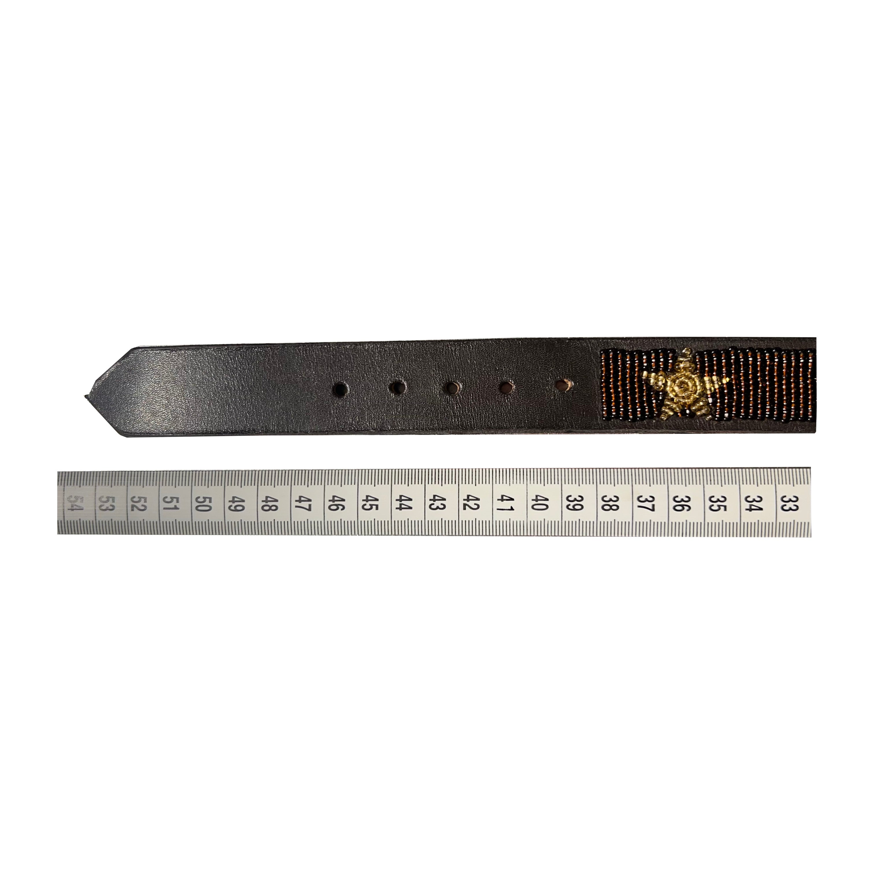 LOVEDOG Brown & Gold Star Collar