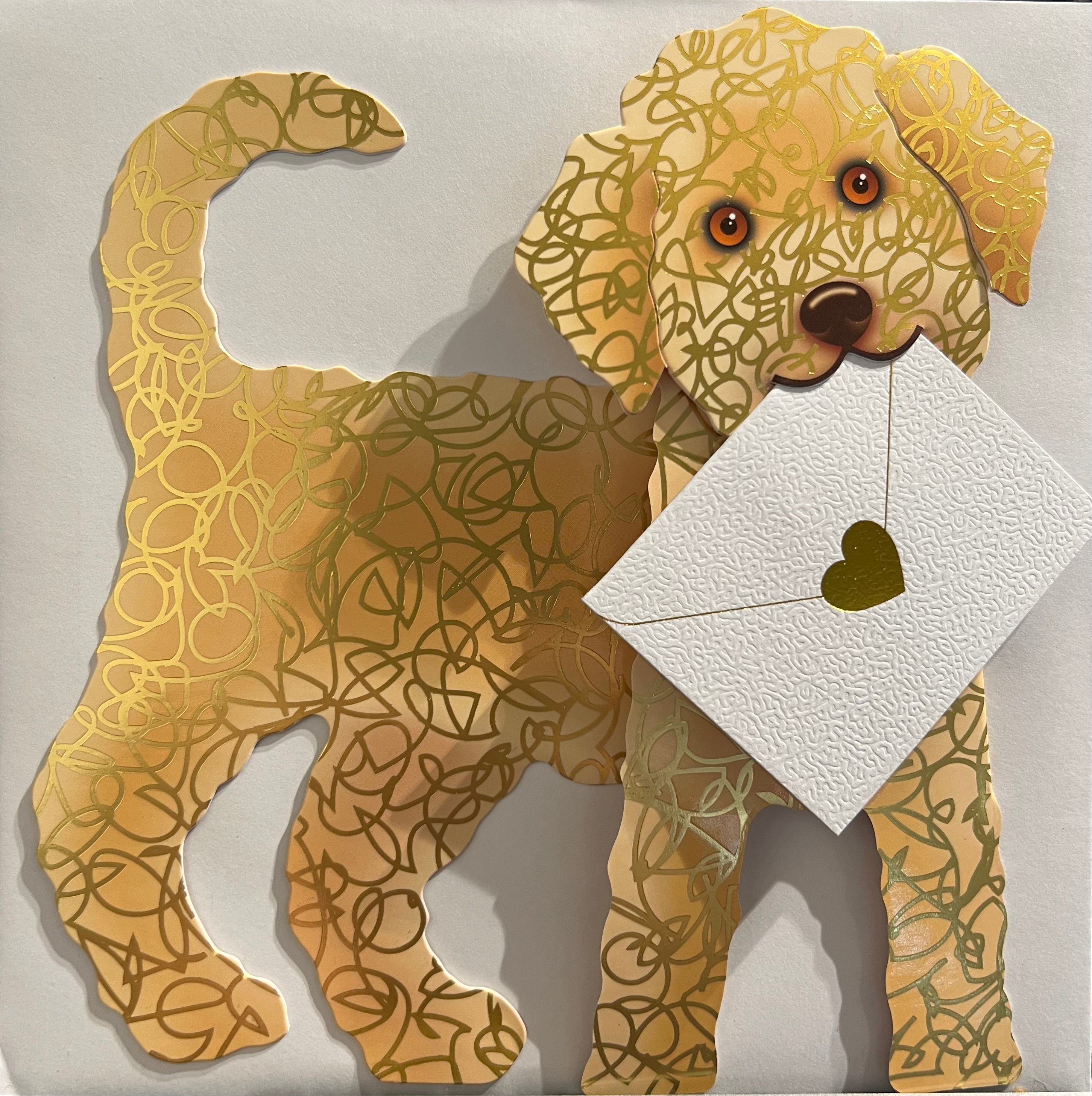 GOLDEN OODLE Luxury Greeting Card