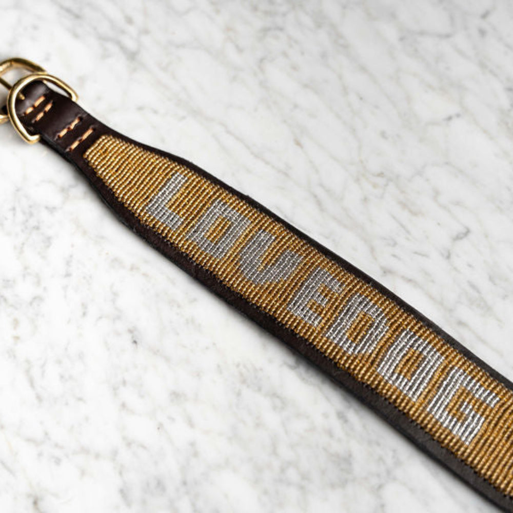 LOVEDOG Gold & Silver Collar - Wide