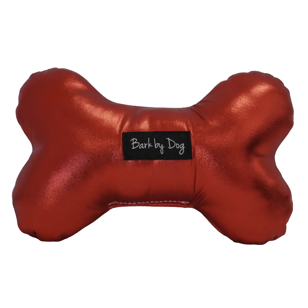 Gleam Red Bone Dog Toy