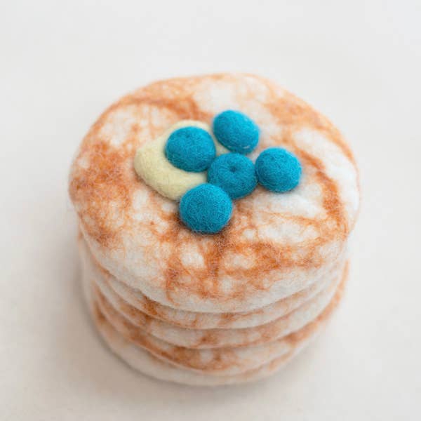STACK OF PANCAKES Wool Dog & Cat Toy