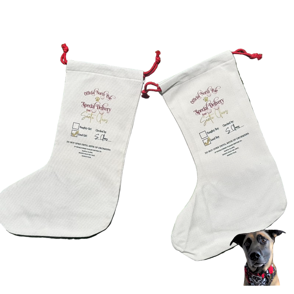 LOVEDOG XMAS STOCKING BUNDLE SMALL BOOT: Good Girl