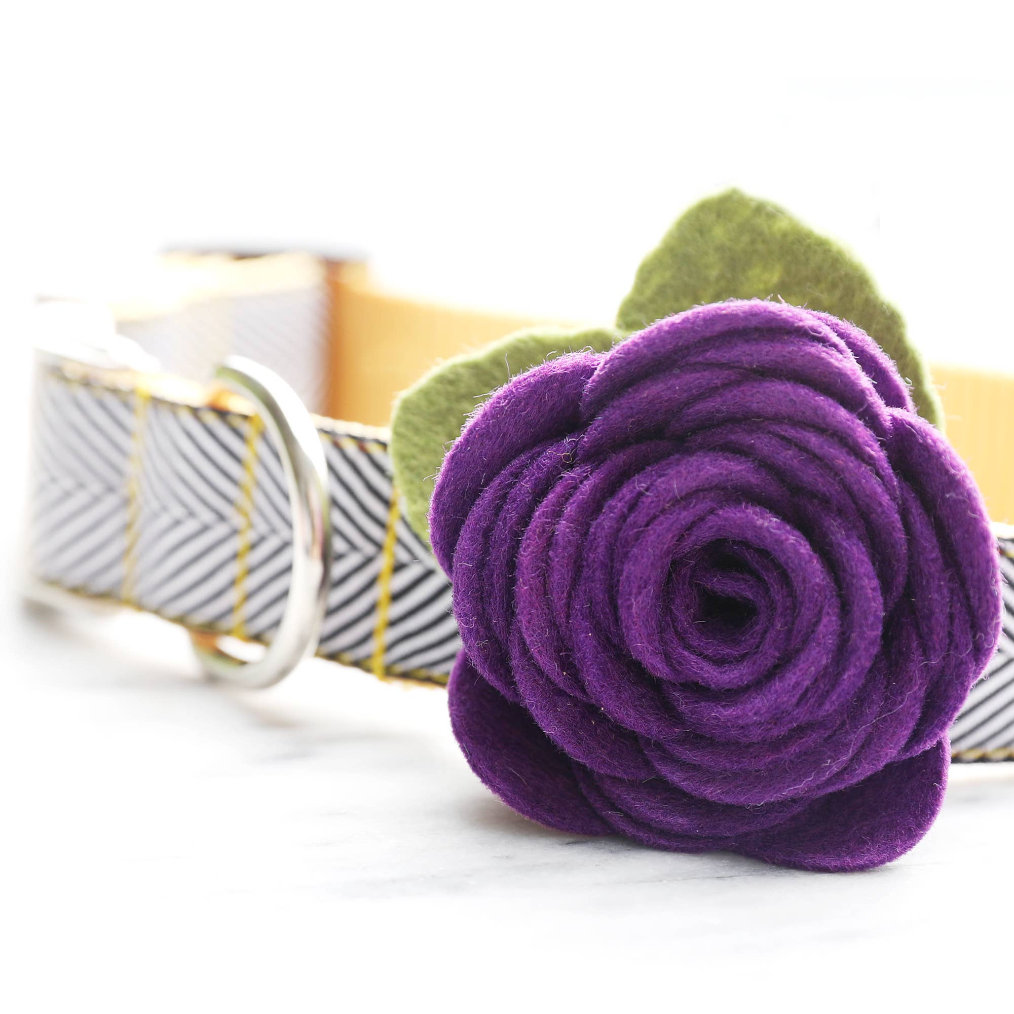 Dog Collar Rose Flower