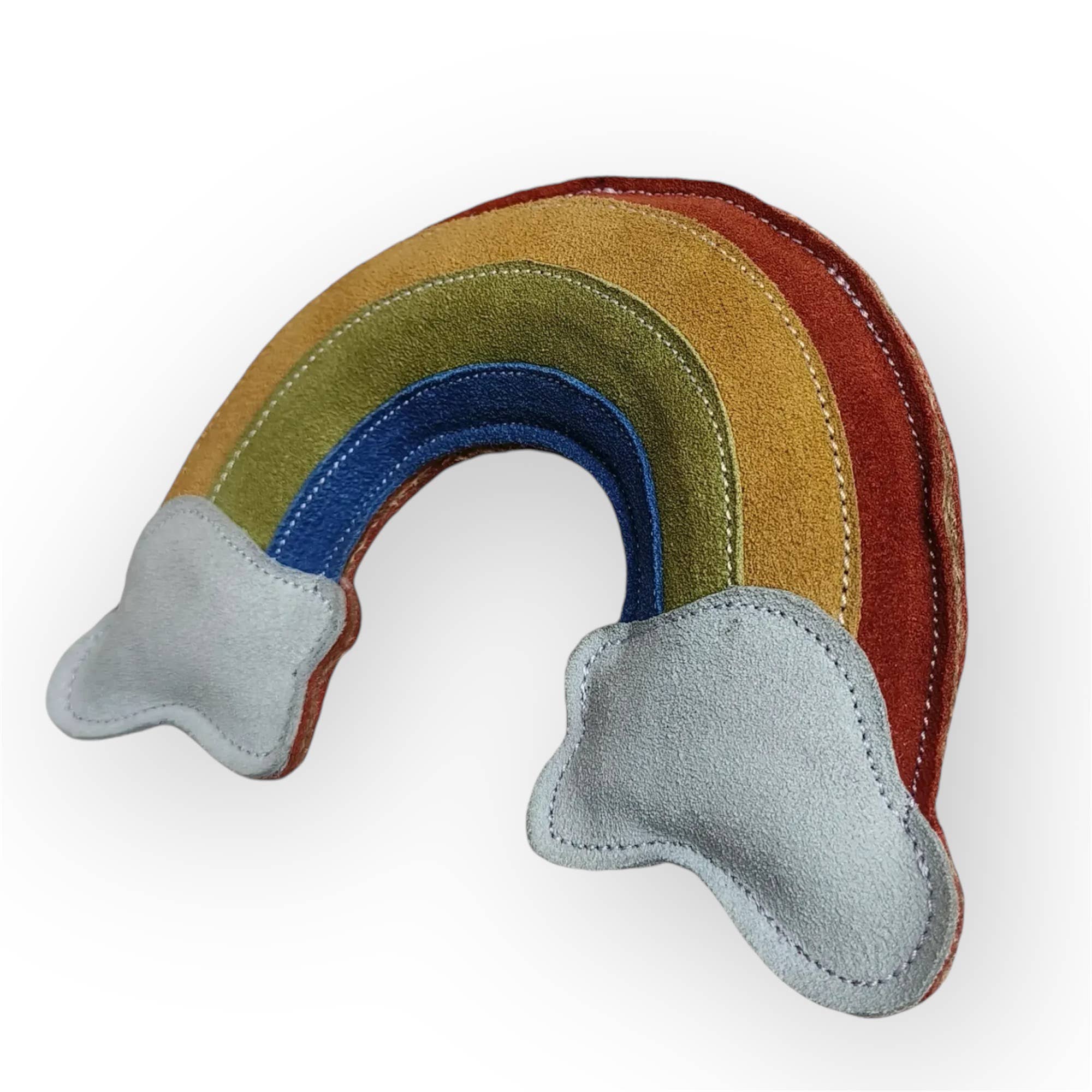 Rainbows Eco Leather Dog Toy
