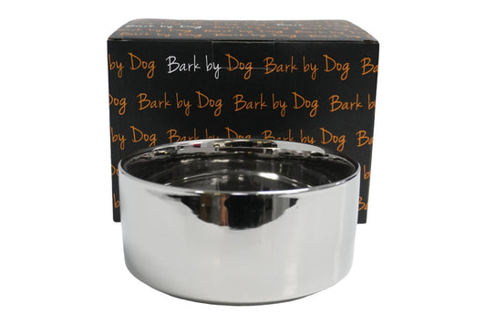 4 Pack- Luigi Luxe Silver Dog Bowl
