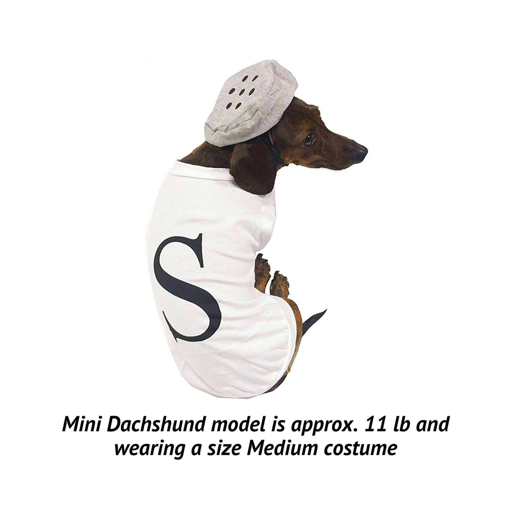 Midlee Salt & Pepper Dog Costume: Large - 15" / Pepper