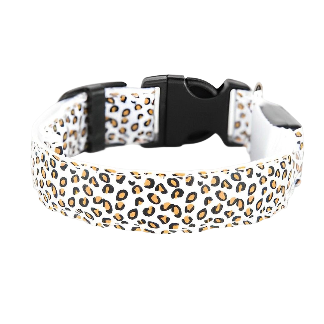 LED Dog Collar: Pink / S