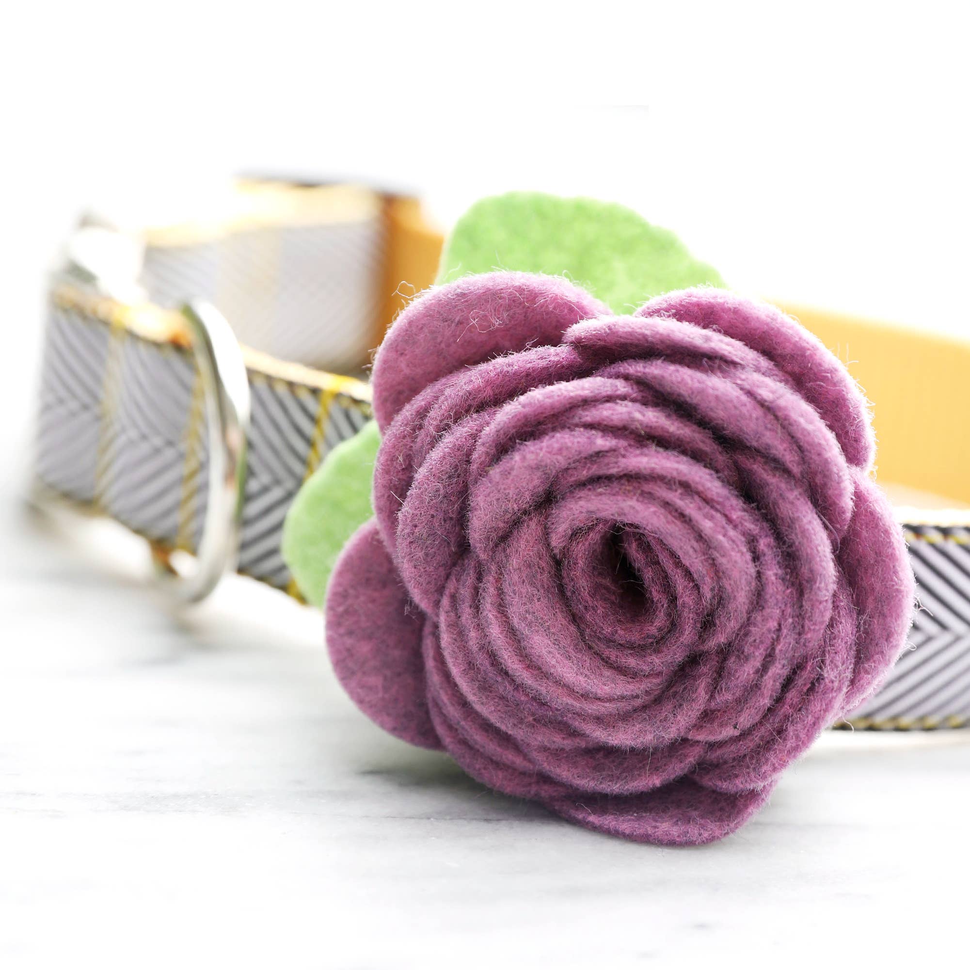 Dog Collar Rose Flower