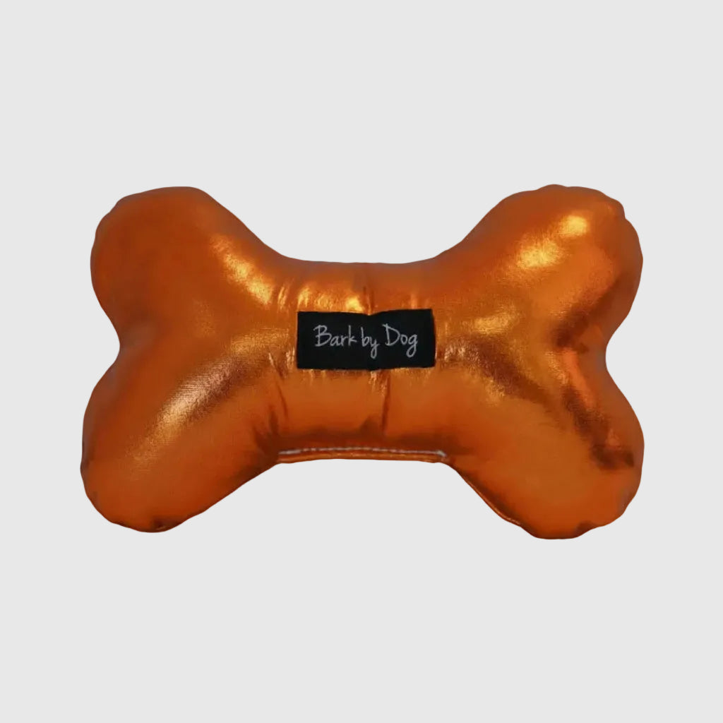 GLEAM ORANGE BONE Dog Toy