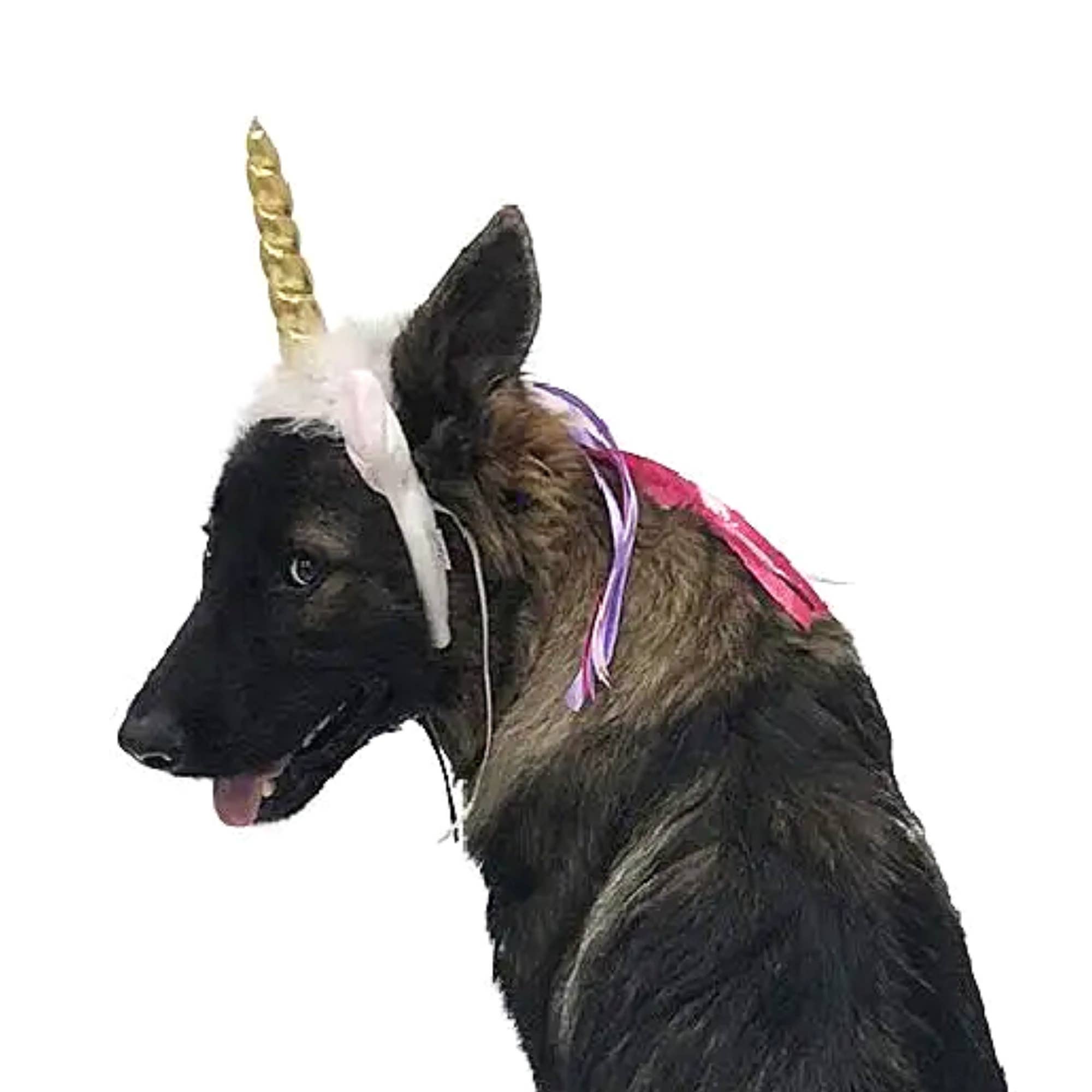 Midlee Dog Unicorn Headband Halloween Costume