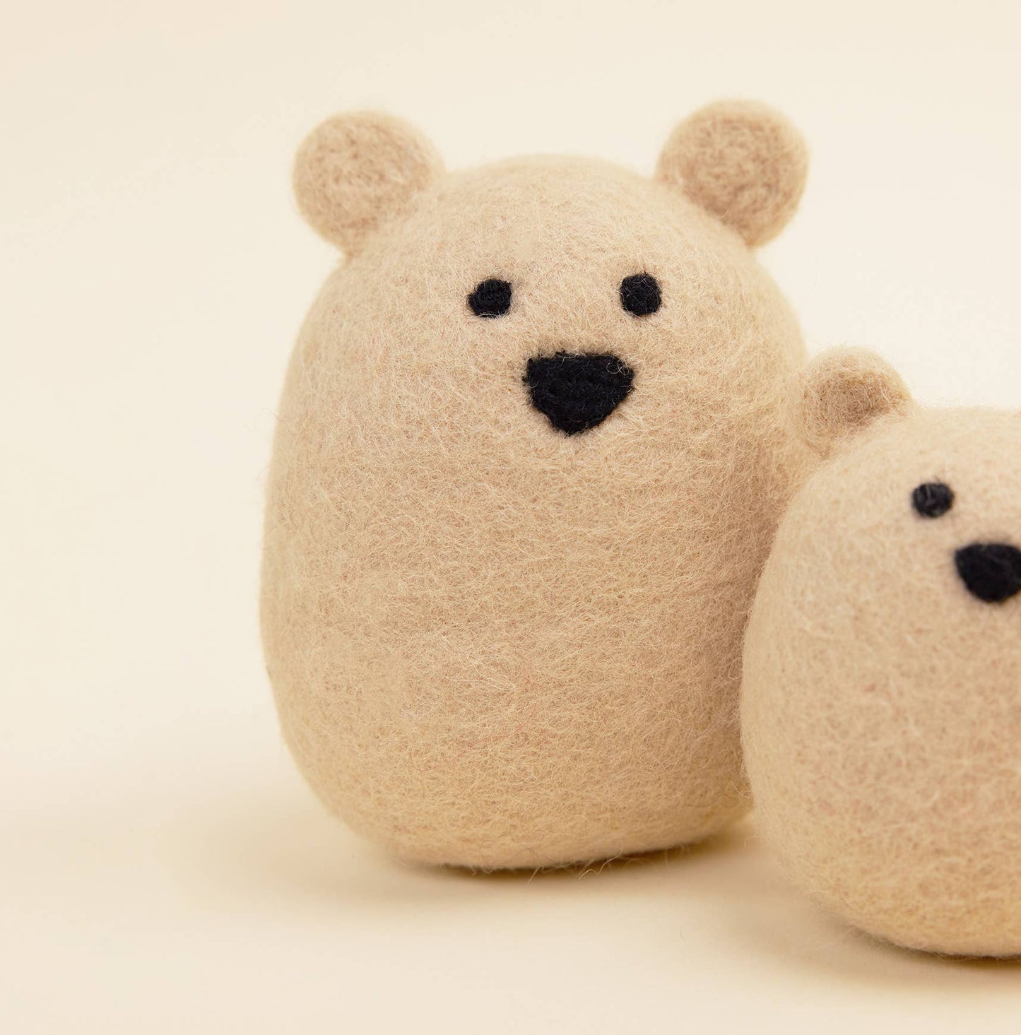 WOOL POLAR BEAR: Small