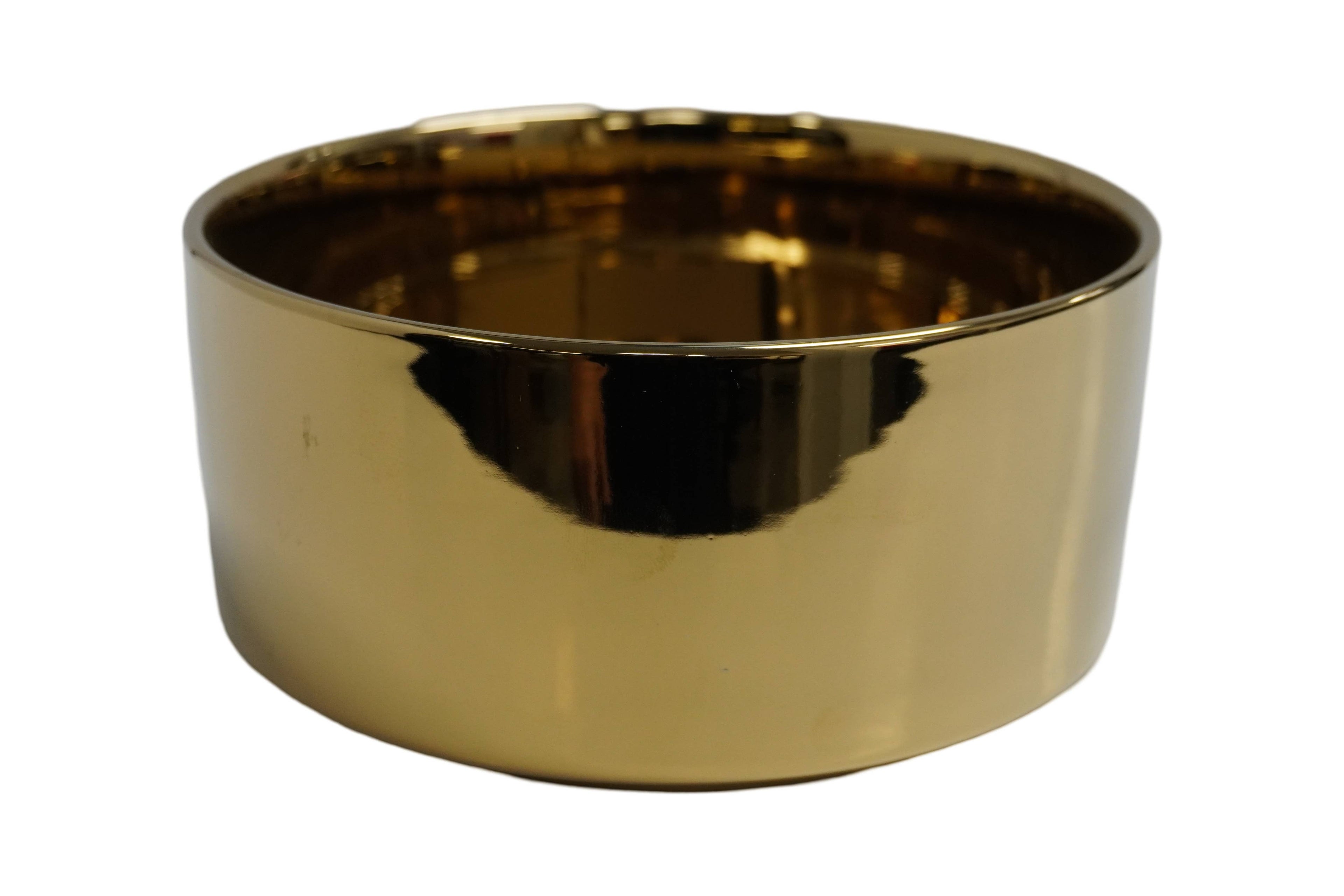 Luigi Luxe Gold Dog Bowl