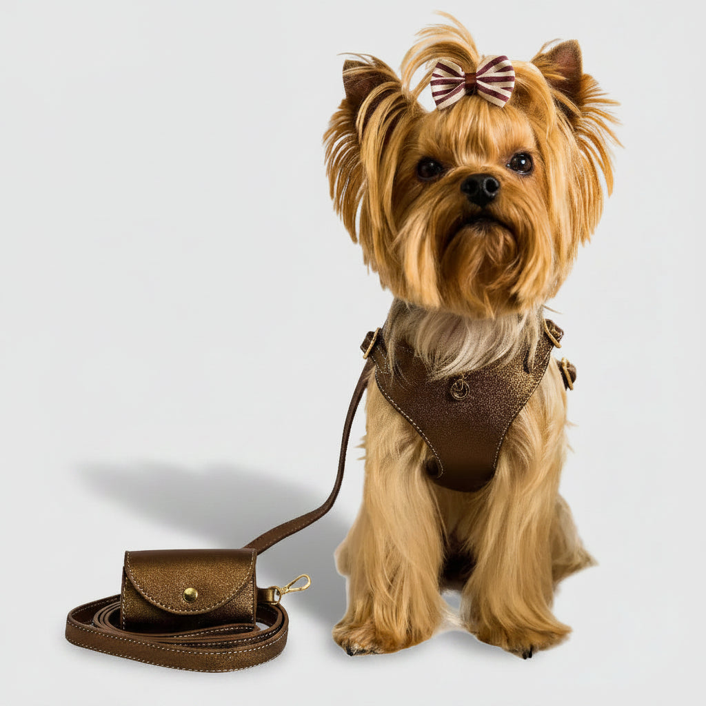 HANDMADE LEATHER SET - Bronze
