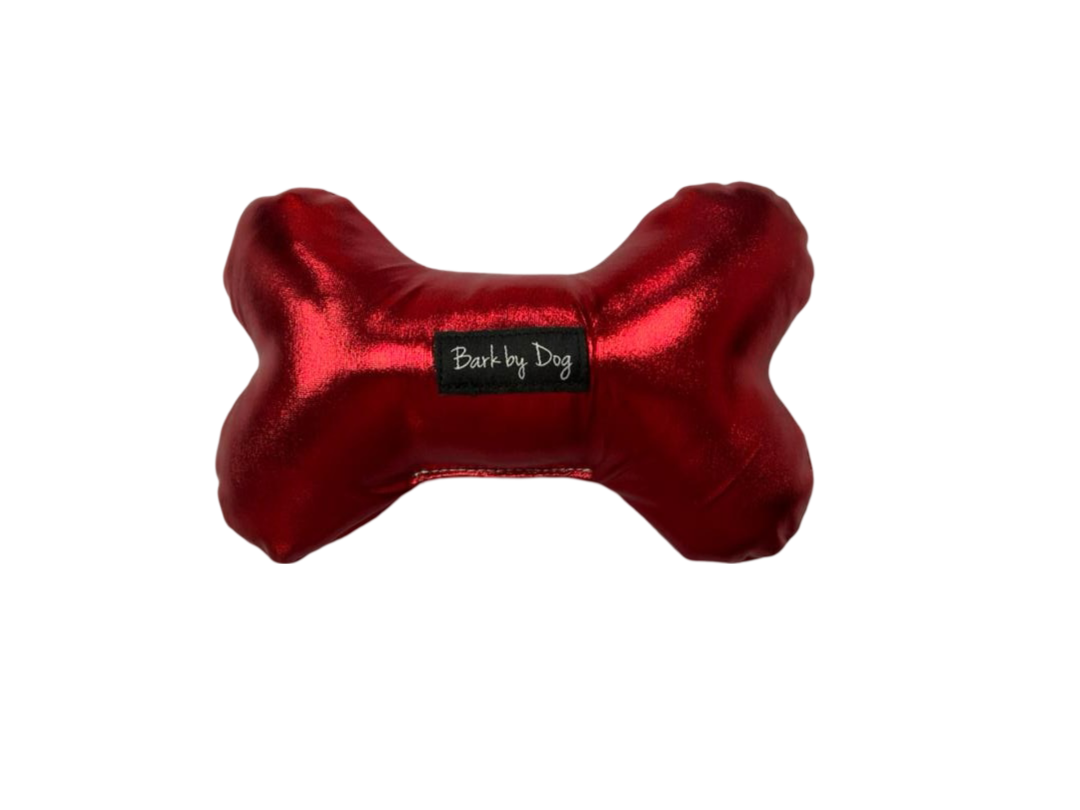 Gleam Red Bone Dog Toy