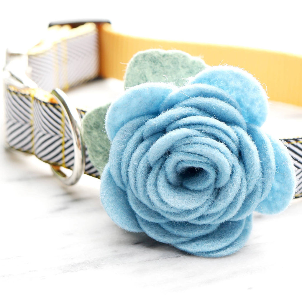 Dog Collar Rose Flower