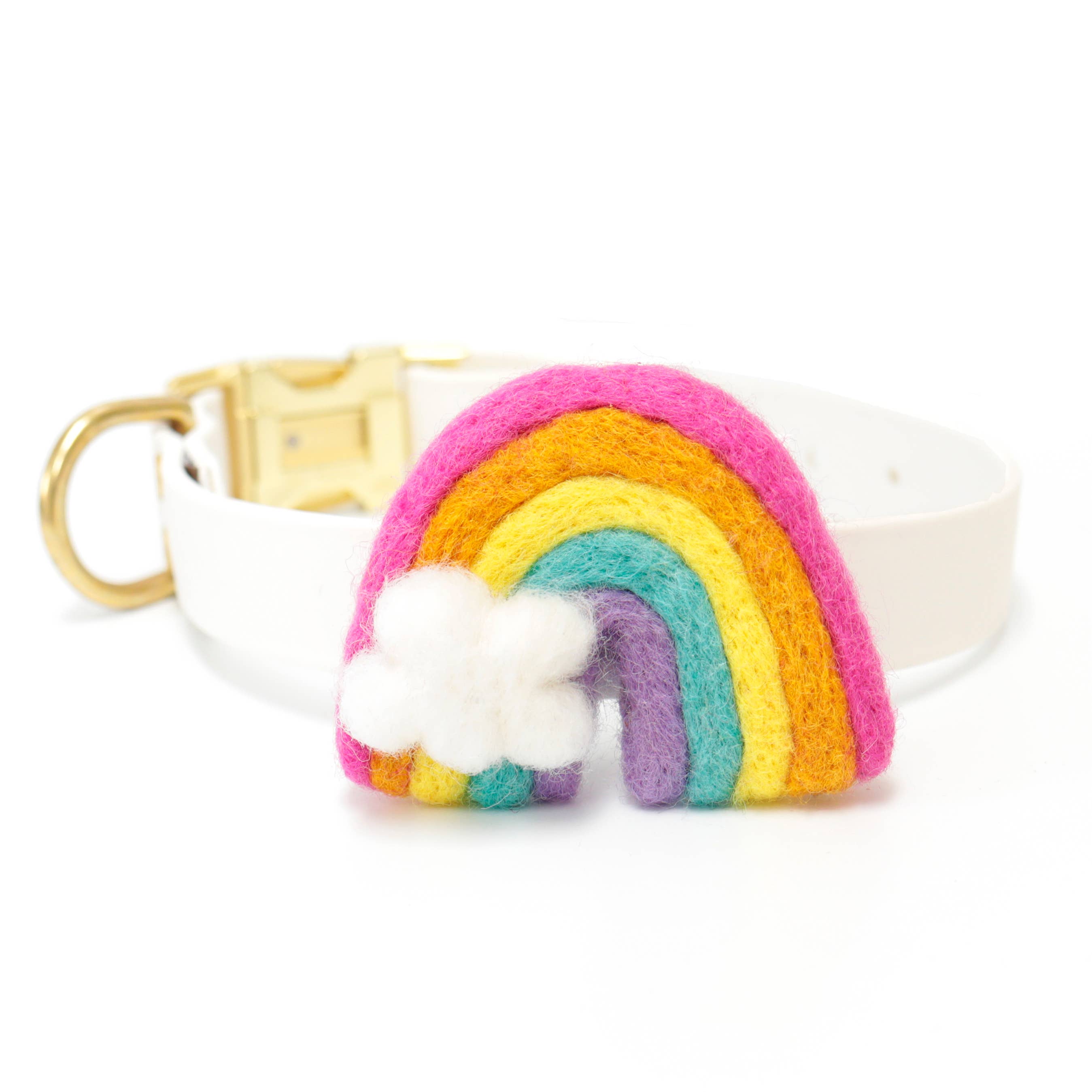 Rainbow Dog Collar Accessory (4 Colors) - Pride