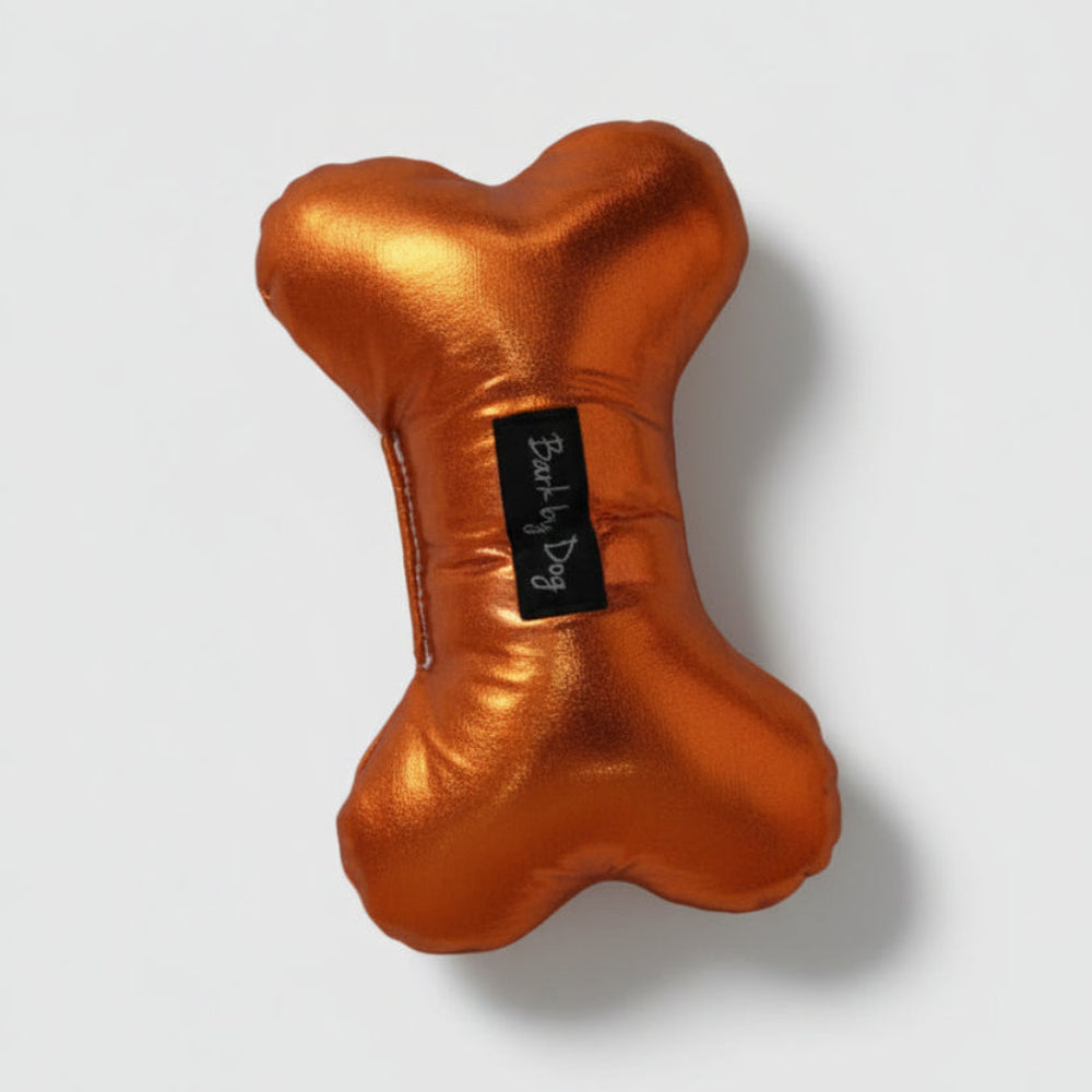 GLEAM ORANGE BONE Dog Toy