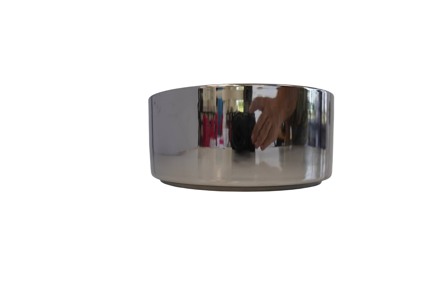 Luigi Luxe Silver Dog Bowl
