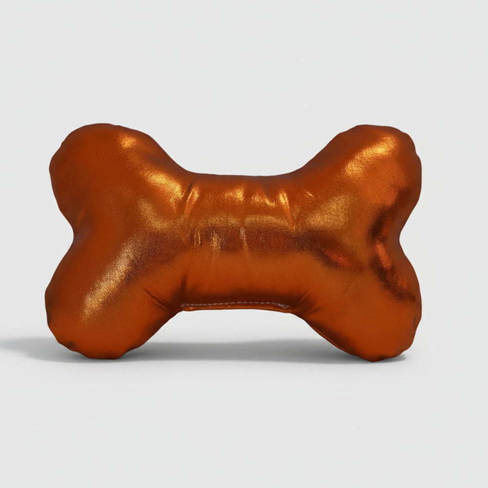 GLEAM ORANGE BONE Dog Toy