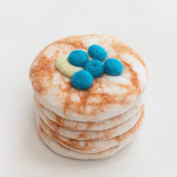 STACK OF PANCAKES Wool Dog & Cat Toy