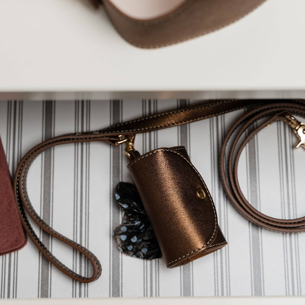 HANDMADE LEATHER SET - Bronze